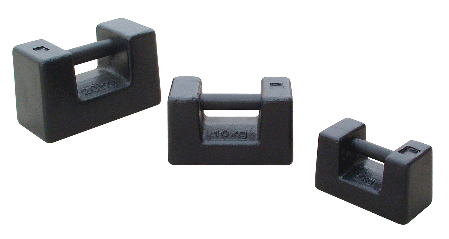 <p>Pesas patr&oacute;n fabricadas con &nbsp;hierro fundido clase M1-2</p>
