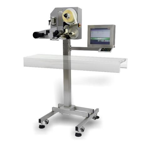 <p>Aplicador de etiqueta para instalación en línea de fabricación</p>
