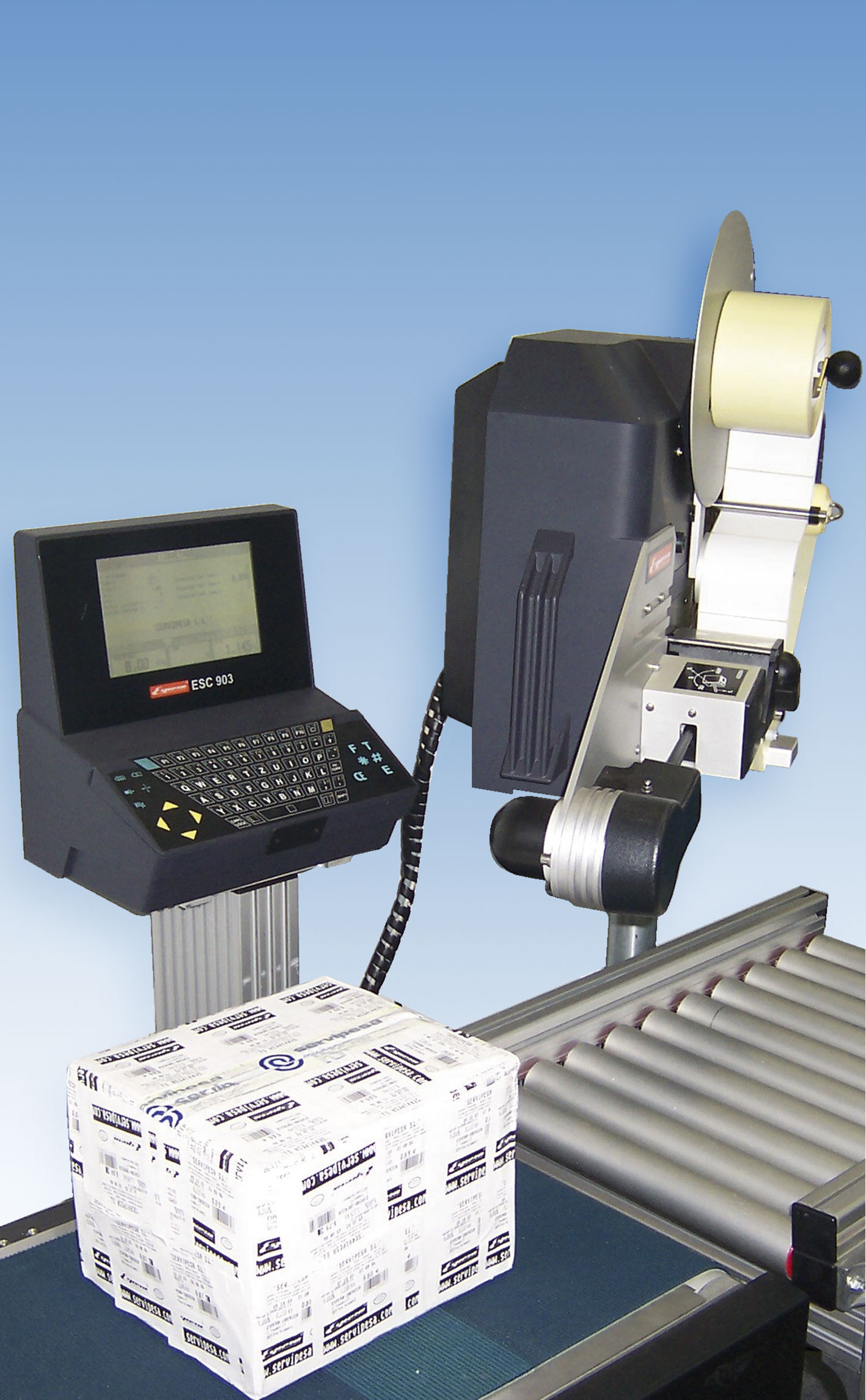 <p>Equipo de pesaje y etiquetado automático</p>
