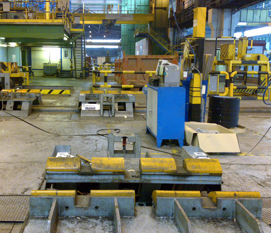 <p>Plataforma pesa bobinas</p>
